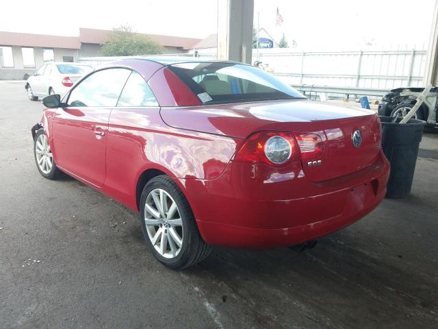 Photo 3 from auction – 2010 VOLKSWAGEN EOS TURBO with VIN WVWBA7AH0AV013824