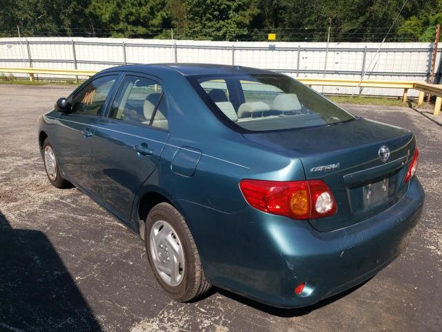 Photo 3 from auction – 2009 TOYOTA COROLLA BA with VIN JTDBL40E399046255