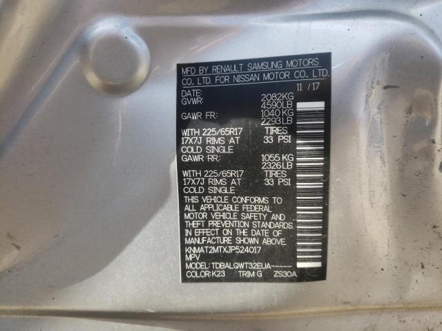 Photo 10 from auction – 2018 NISSAN ROGUE S with VIN KNMAT2MTXJP524017