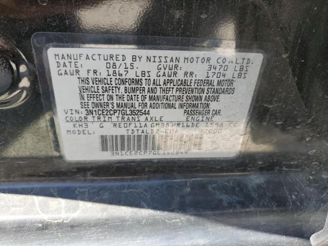 Photo 10 from auction – 2016 NISSAN VERSA NOTE with VIN 3N1CE2CP7GL352544