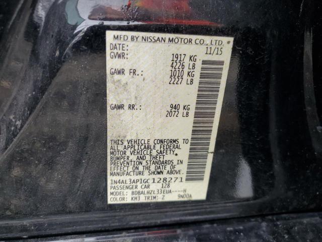 Photo 10 from auction – 2016 NISSAN ALTIMA 2.5 with VIN 1N4AL3AP1GC128271