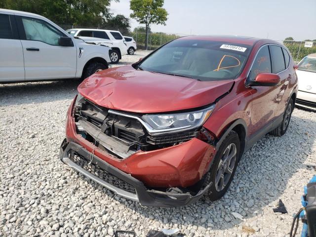 Photo 2 from auction – 2017 HONDA CR-V EX with VIN 5J6RW2H57HL050741