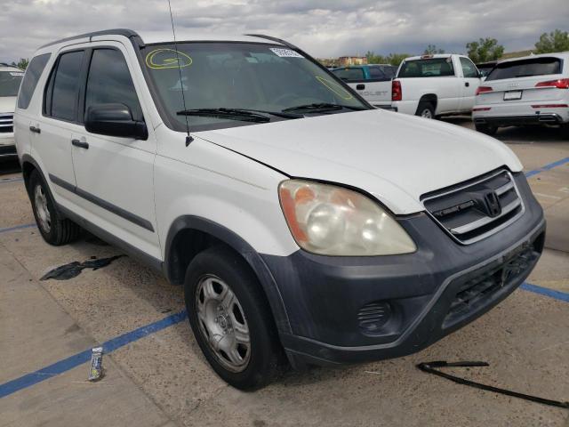 HONDA CR-V LX 2005 with VIN SHSRD68595U305464 - Photo from auction