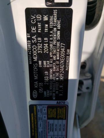 Photo 10 from auction – 2019 KIA FORTE FE with VIN 3KPF24AD7KE009477