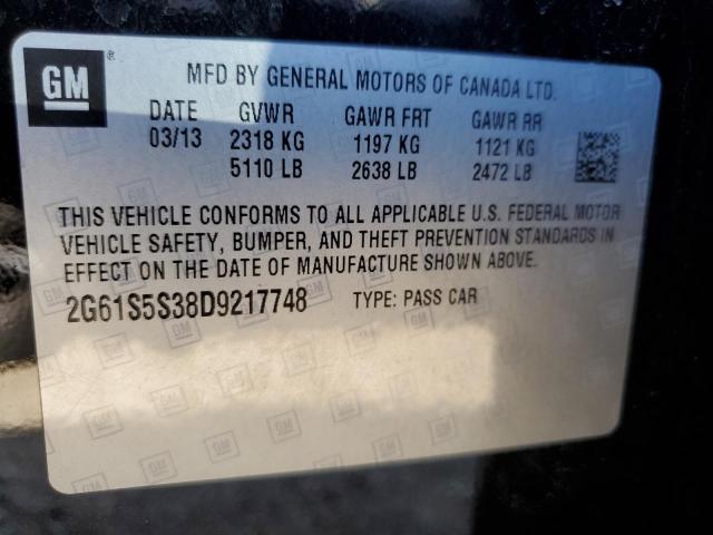 Photo 10 from auction – 2013 CADILLAC XTS PREMIU with VIN 2G61S5S38D9217748