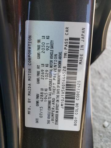 Photo 10 from auction – 2016 MAZDA 6 TOURING with VIN JM1GJ1V5XG1444528