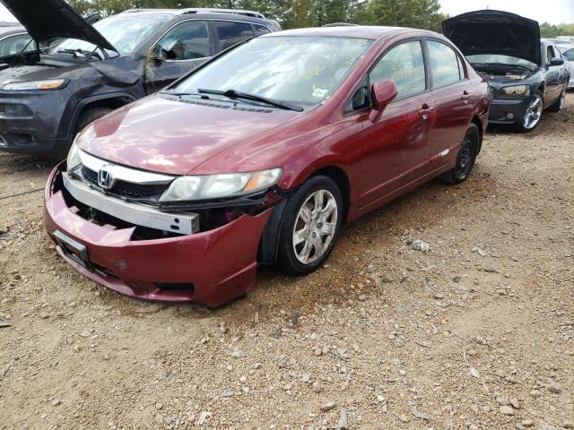 Photo 2 from auction – 2009 HONDA CIVIC LX with VIN 19XFA16569E026428