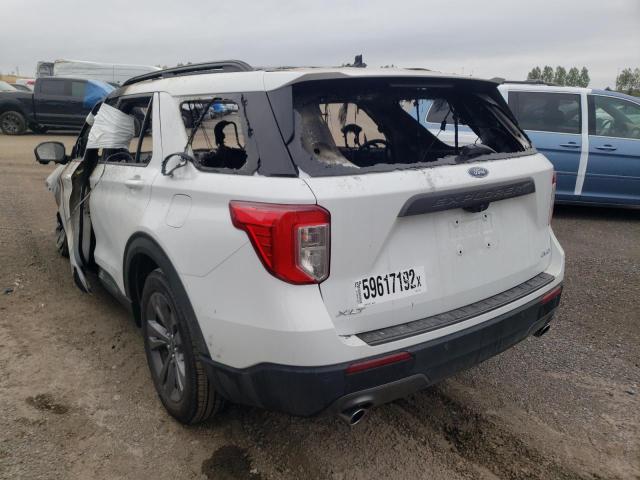 Photo 3 from auction – 2021 FORD EXPLORER X with VIN 1FMSK8DH2MGC13543