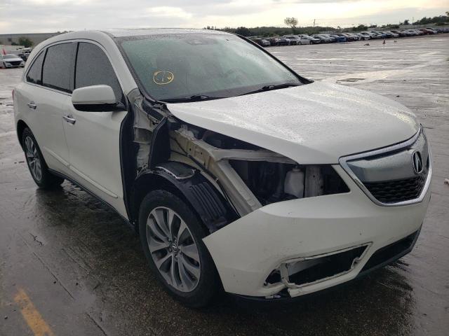 ACURA MDX TECHNO 2016 with VIN 5FRYD3H6XGB015293 - Photo from auction