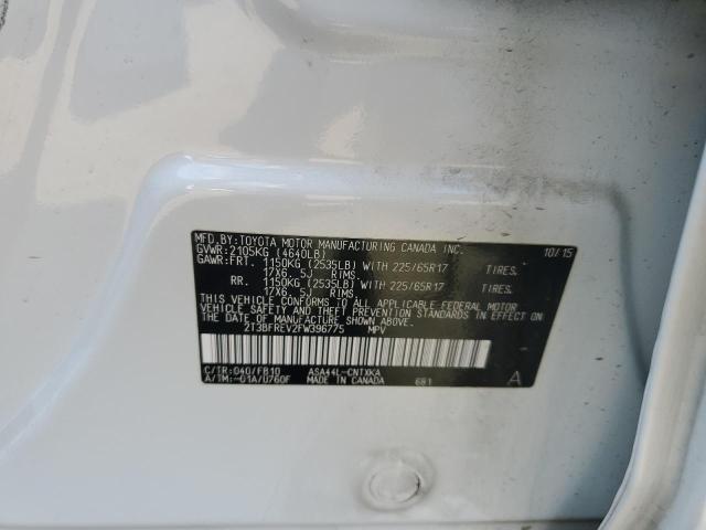 Photo 10 from auction – 2015 TOYOTA RAV4 LE with VIN 2T3BFREV2FW396775