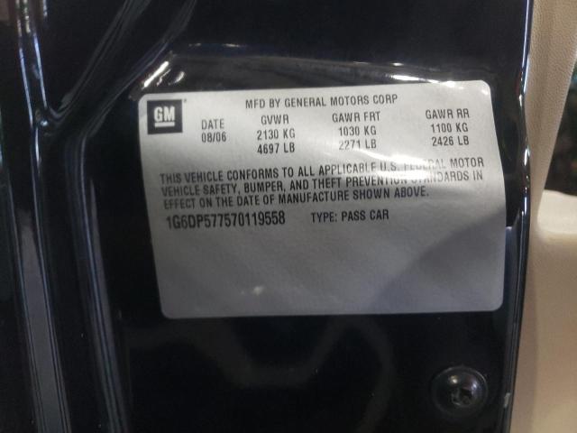 Photo 10 from auction – 2007 CADILLAC CTS HI FEA with VIN 1G6DP577570119558