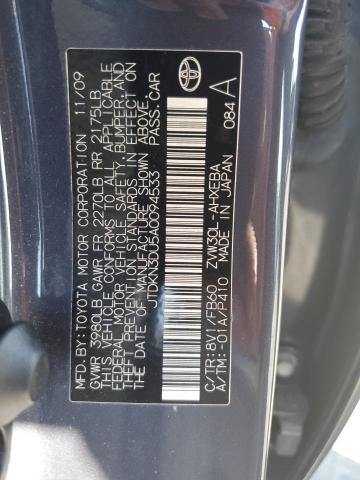 Photo 10 from auction – 2010 TOYOTA PRIUS with VIN JTDKN3DU5A0094533