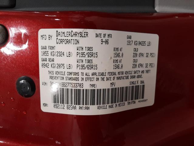 Photo 10 from auction – 2007 CHRYSLER PT CRUISER with VIN 3A4FY48B27T533703