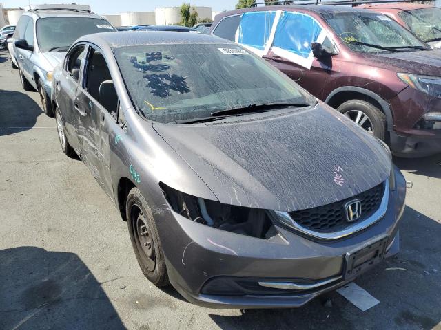 HONDA CIVIC LX 2013 with VIN 19XFB2F5XDE222917 - Photo from auction