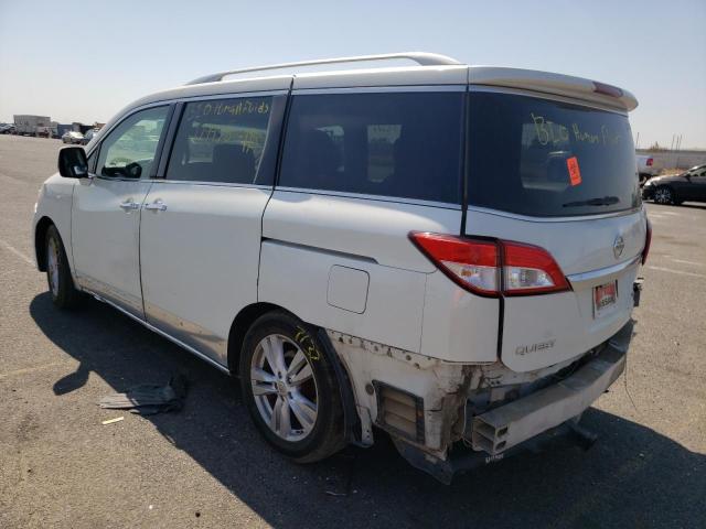 Photo 3 from auction – 2011 NISSAN QUEST S with VIN JN8AE2KP6B9008649