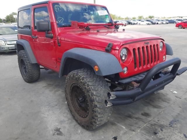 Photo 1 from auction – 2014 JEEP WRANGLER S with VIN 1C4AJWAG2EL120811