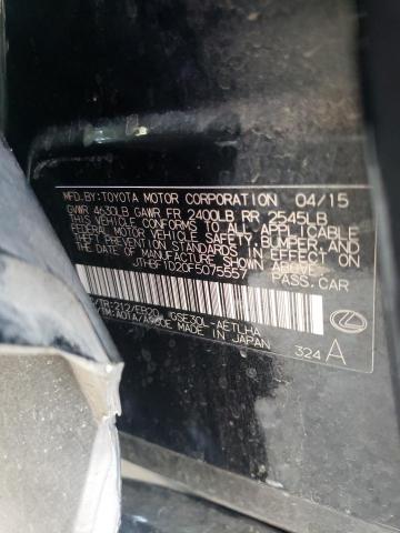 Photo 10 from auction – 2015 LEXUS IS 250 with VIN JTHBF1D20F5075557