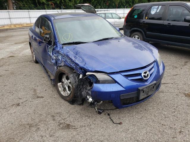 MAZDA 3 S 2008 with VIN JM1BK323781833067 - Photo from auction