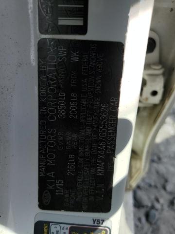 Photo 10 from auction – 2016 KIA FORTE LX with VIN KNAFX4A67G5553626