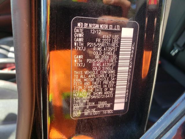Photo 10 from auction – 2013 NISSAN JUKE S with VIN JN8AF5MV5DT216473