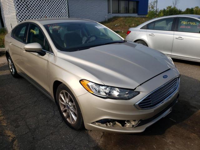 FORD FUSION SE 2017 with VIN 3FA6P0H77HR185835 - Photo from auction