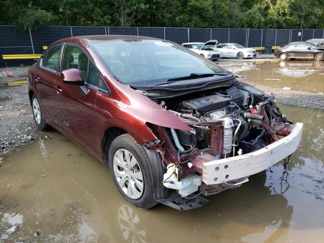 HONDA CIVIC LX 2012 with VIN 2HGFB2F56CH567849 - Photo from auction