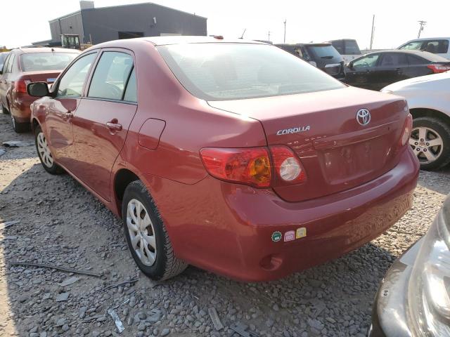 Photo 3 from auction – 2009 TOYOTA COROLLA BA with VIN 1NXBU40E09Z085293