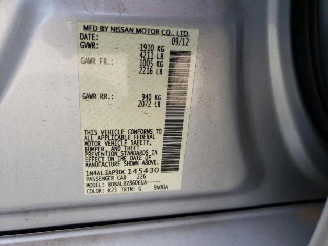 Photo 10 from auction – 2013 NISSAN ALTIMA 2.5 with VIN 1N4AL3AP9DC145430