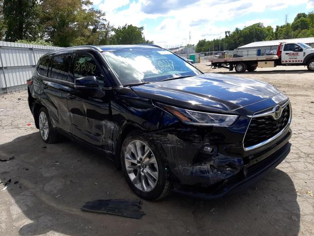 TOYOTA HIGHLANDER 2021 with VIN 5TDDZRBH7MS158983 - Photo from auction