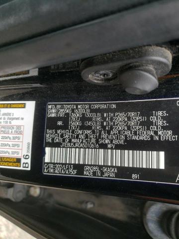 Photo 10 from auction – 2010 TOYOTA 4RUNNER SR with VIN JTEBU5JR0A5010616
