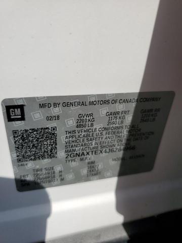 Photo 10 from auction – 2018 CHEVROLET EQUINOX LT with VIN 2GNAXTEX4J6284966