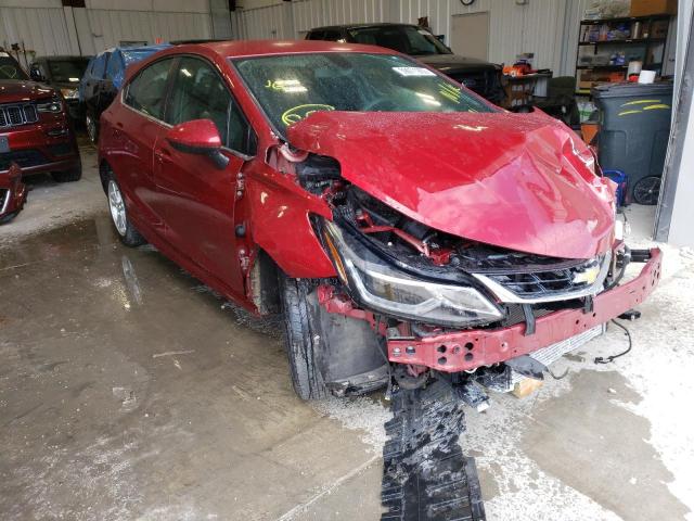 CHEVROLET CRUZE LT 2018 with VIN 3G1BE6SM9JS587315 - Photo from auction