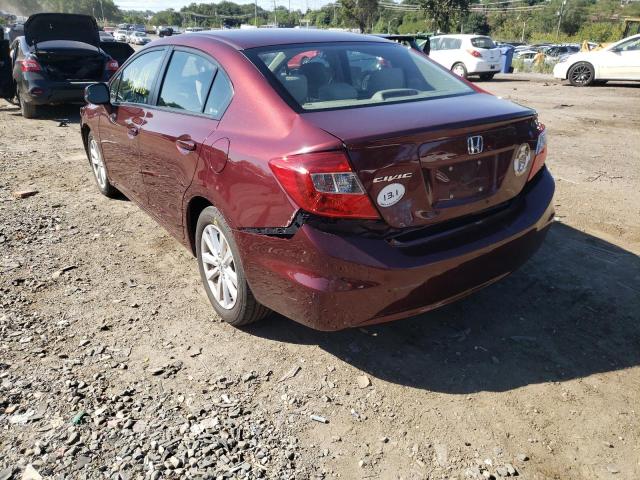 Photo 3 from auction – 2012 HONDA CIVIC with VIN 2HGFB2F89CH531387