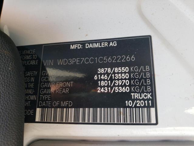 Photo 10 from auction – 2012 MERCEDES-BENZ SPRINTER 2 with VIN WD3PE7CC1C5622266