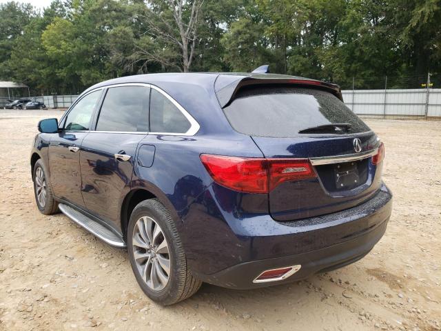 Photo 3 from auction – 2014 ACURA MDX TECHNO with VIN 5FRYD4H49EB033723