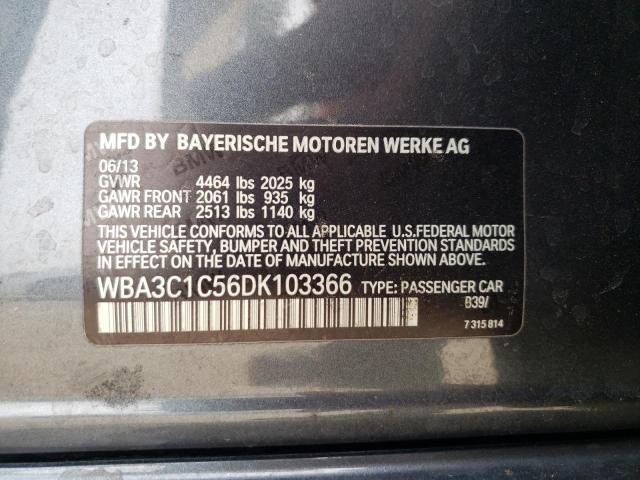 Photo 10 from auction – 2013 BMW 328 I SULE with VIN WBA3C1C56DK103366