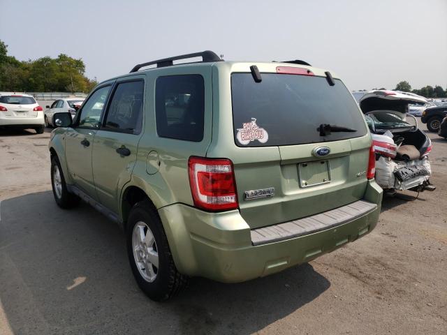 Photo 3 from auction – 2008 FORD ESCAPE XLT with VIN 1FMCU93138KA62580