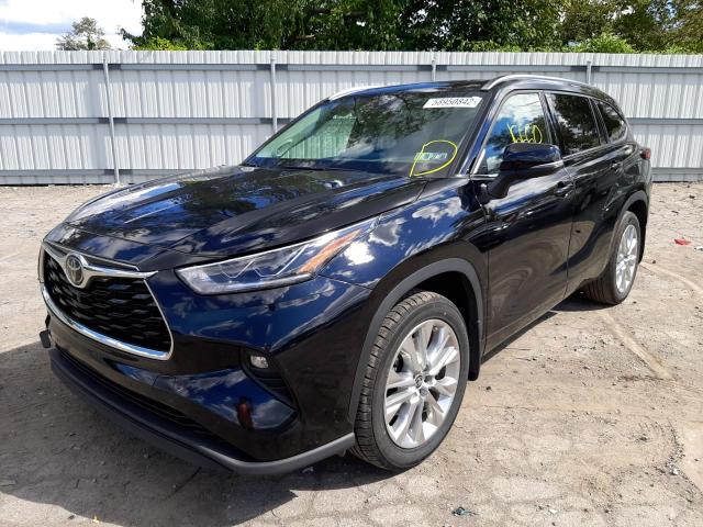 Photo 2 from auction – 2021 TOYOTA HIGHLANDER with VIN 5TDDZRBH7MS158983