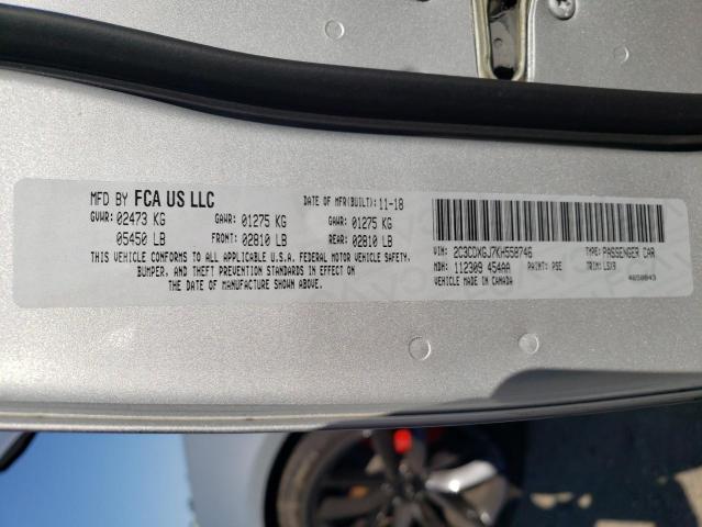 Photo 10 from auction – 2019 DODGE CHARGER SC with VIN 2C3CDXGJ7KH558746