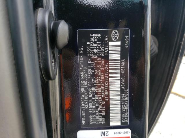 Фото 10 с аукциона – 2011 TOYOTA CAMRY BASE с VIN 4T1BF3EK5BU155346
