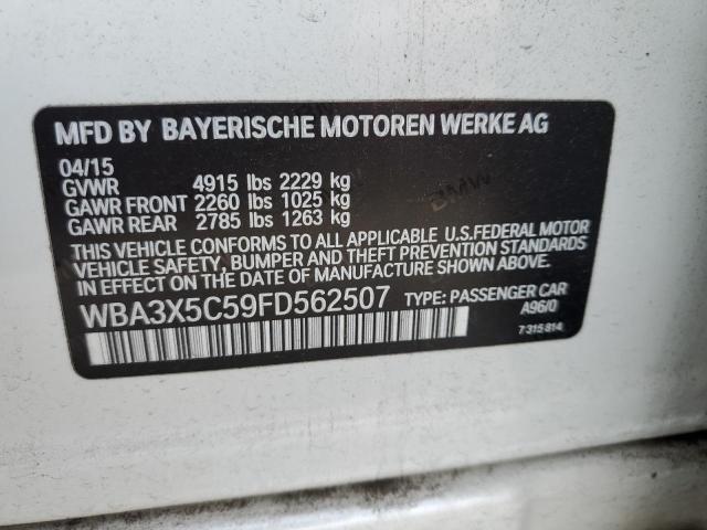 Photo 10 from auction – 2015 BMW 328 XIGT with VIN WBA3X5C59FD562507