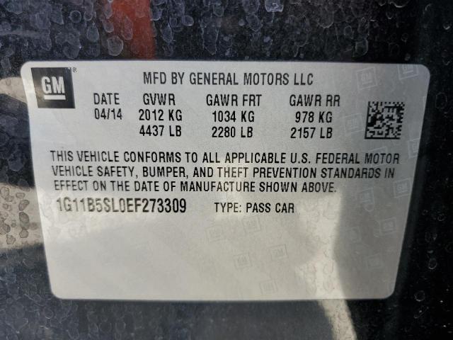 Photo 10 from auction – 2014 CHEVROLET MALIBU LS with VIN 1G11B5SL0EF273309