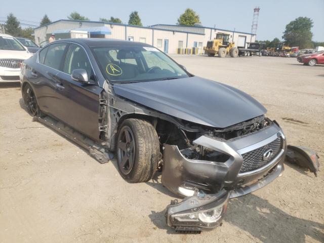 INFINITI Q50 BASE 2014 with VIN JN1BV7AR4EM690208 - Photo from auction