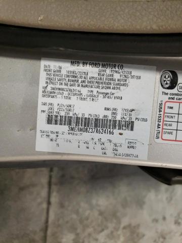 Photo 10 from auction – 2007 MERCURY MILAN PREM with VIN 3MEHM08Z37R624166