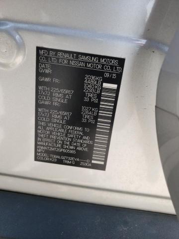 Фото 10 с аукциона – 2016 NISSAN ROGUE S с VIN KNMAT2MT2GP605165