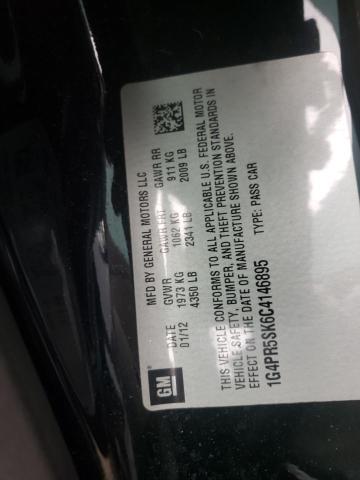 Photo 10 from auction – 2012 BUICK VERANO CON with VIN 1G4PR5SK6C4146895