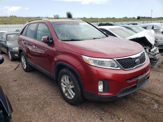 KIA SORENTO LX 2015 with VIN 5XYKT4A69FG659451 - Photo from auction