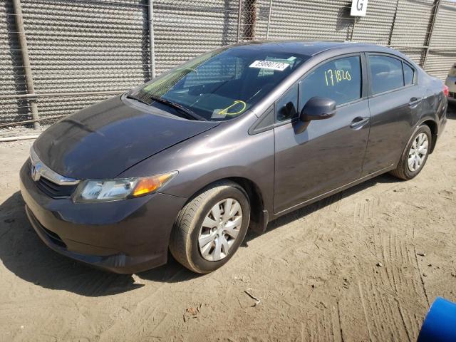 Photo 2 from auction – 2012 HONDA CIVIC LX with VIN 2HGFB2F52CH545394