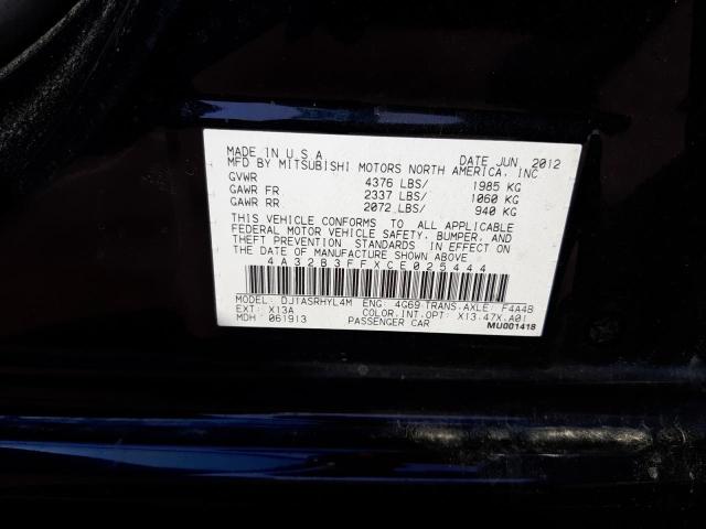 Photo 10 from auction – 2012 MITSUBISHI GALANT ES with VIN 4A32B3FFXCE025444