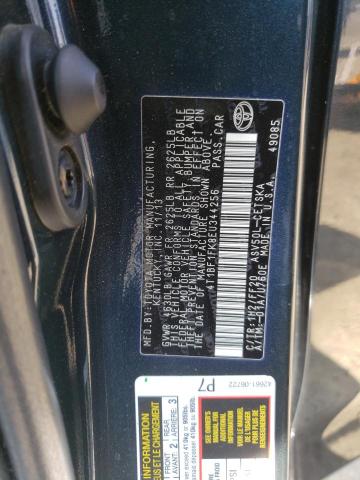 Photo 10 from auction – 2014 TOYOTA CAMRY L with VIN 4T1BF1FK8EU344256